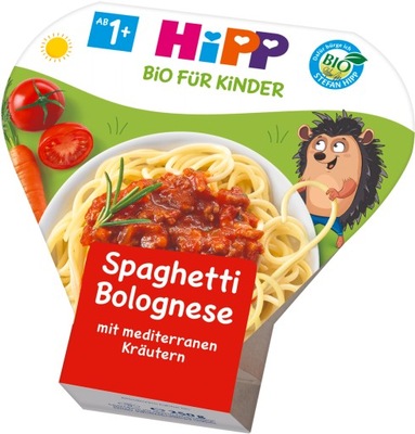 Hipp Bio Spaghetti Bolognese z Sosem Wołowina 250g