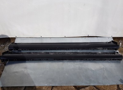 Молдинг поріг ліва porsche cayenne 10-17 фото №1