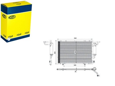 KONDENSATORIUS AUŠINTUVAS KONDICIONAVIMO MAGNETI MARELLI MAGNETI MARELLI 