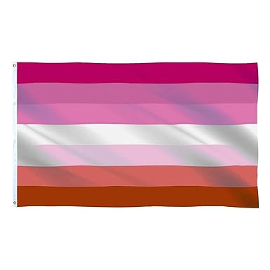 Flaga baner girlanda duża LGBT LGBTQ Les 90 x 150 cm Lesbijki Pride