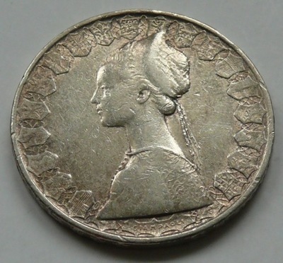WŁOCHY - 500 lirów 1958 r. - srebro Ag