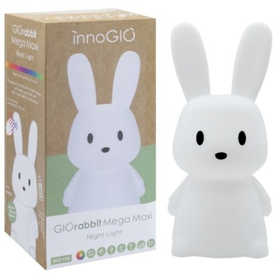 InnoGIO Lampka Nocna Dla Dzieci Królik Rabbit MEGA MAXI GIO-138