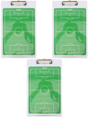 3 Zestawy Tablica Taktyczna Do Piłki Nożnej Schowek Na Piłkę Nożną