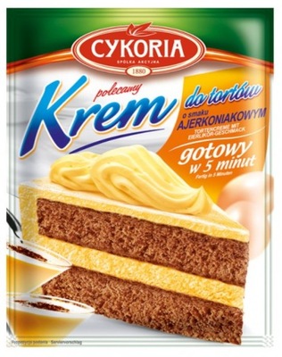 Krem do tortów o smaku ajerkoniakowym Cykoria 100g