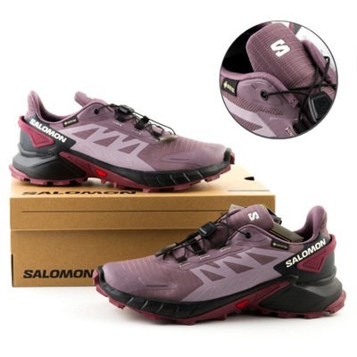 Buty damskie do biegania sportowe trail SALOMON SUPERCROSS GORETEX 41 1/3