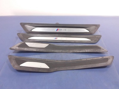 BMW M3 F80 MOLDURAS BRIDAS PARA UMBRALES JUEGO  