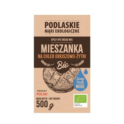 Mieszanka na chleb orkiszowo - żytni 500 g BioLife