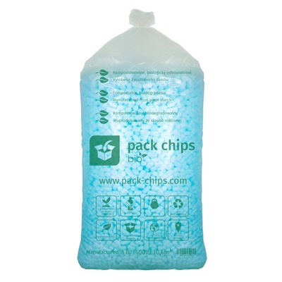 Wypełniacz ekologiczny Pack Chips BIO 400L NIEBIESKI