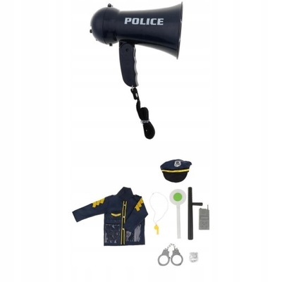 9 sztuk policyjny megafon jednolity kostium
