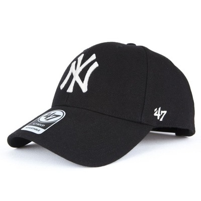 Czapka 47 Brand MVP Snapback NY Black 2 CZARNA