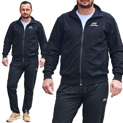 MĘSKI DRES KOMPLET SPORTOWY 301 303 CZARNY _ L