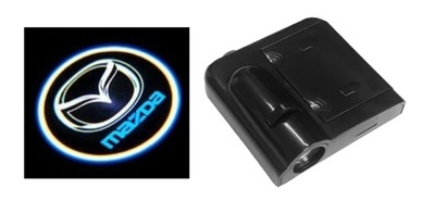 LED LOGO PROJEKTOR HD BEZPRZEWODOWE NA BATERIE MAZDA WSZYSTKIE MODELE