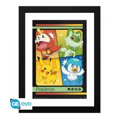 Plakat w ramie Pokemon Scarlet Violet NEW