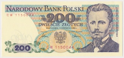 4503. 200 zł 1986 - CW - st.1