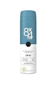 8x4 No9 Men Dry Cool Strong Plus 150ml