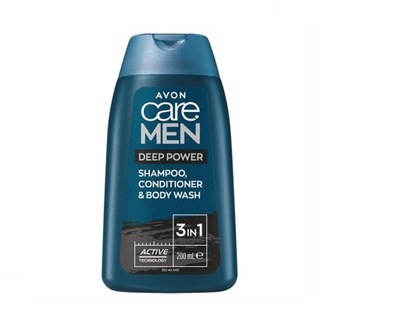 Avon Care Men Deep Szampon Żel Pod Prysznic 3w1