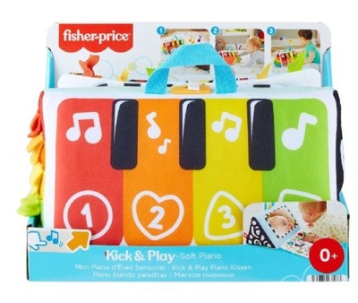 FISHER PRICE MIĘKKIE PIANINKO BAW SIĘ I KOP DLA MALUSZKA