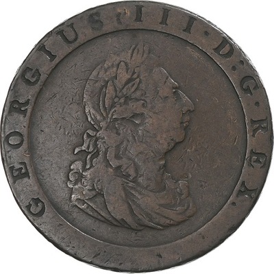 Wielka Brytania, George III, Penny, 1797, EF(40-45