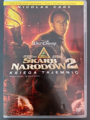 Film Skarb Narodów 2. Księga Tajemnic płyta DVD