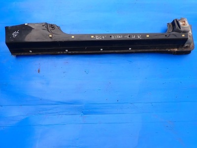 Hyundai accent 00-05 3d порог правый фото №1