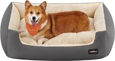 LEGOWISKO DLA PSA kosz dla psa z dwustronną poduszką, 85 x 65 x 21 cm