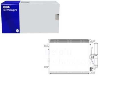 CONDENSADOR DE ACONDICIONADOR NISSAN MICRA 3 NOTE 1.5D 01.03-06.12 DELPHI  