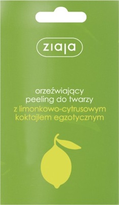 ZIAJA Peeling do twarzy Limonkowo-cytrusowy