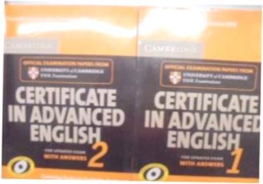 Cambridge certificate in advanced english 1,2