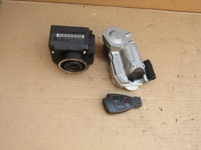 1 mercedes w211 02' автоматична коробка передач замок запалювання ключ блокування kpl фото №1