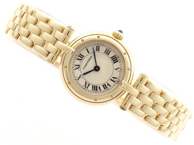 DAMSKI ZEGAREK CARTIER PANTHERE RONDE 18K ZŁOTO 24MM KWARC REF. 66920