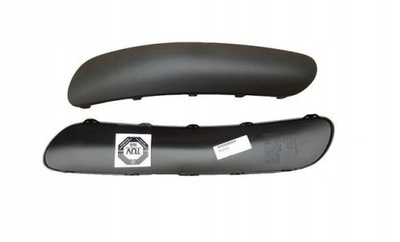 Накладка молдинг решітка радіатора бампера citroen c3 ліва фото №1