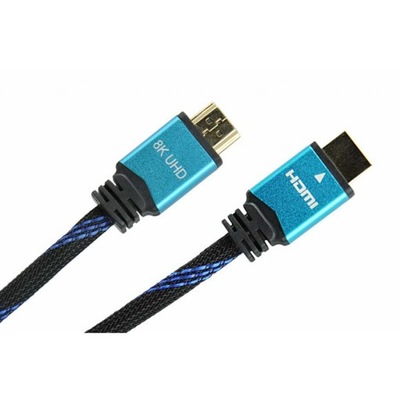 Kabel HDMI 2.1 HDCP2.2 8K 60Hz, 4K UHD 48Gbit/s 2m