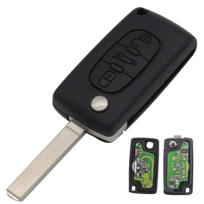 Ключ pilot peugeot 407 433mhz фото №1