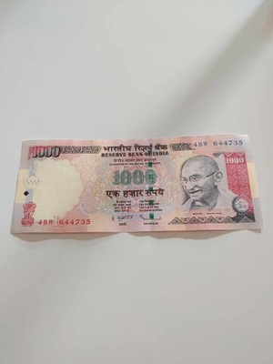 Indie - 1000 Rupii