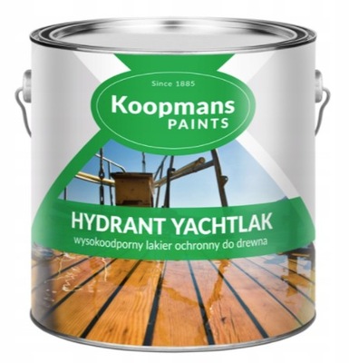 Lakier jachtowy Koopmans Yachtlak bezbarwny 2,5 L MAT