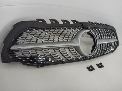 RADIATOR GRILLE MERCEDES A-CLASS W177 18+ DIAMOND SILVER KAM  