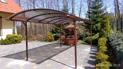 WIATA SAMOCHODOWA GARAŻOWA 5*3m ZADASZENIE CARPORT