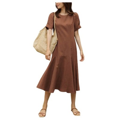 Sukienka dla kobiet Letnie sukienki w dużych rozmiarach, z krótkim ręka