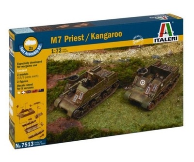 1:72 Howitzer M7 Priest 105mm / Kangaroo 2 modele