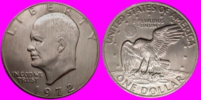 USA 1972 1 DOLLAR ONE DOLLAR LIBERTY U 245
