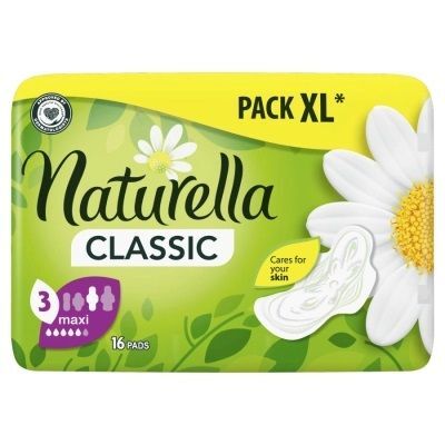 NATURELLA CLASSIC MAXI Podpaski 16 sztuk