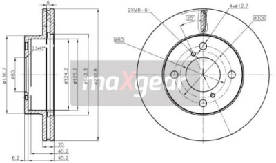 Диск ham. suzuki p. alto 1,0 09- фото №1
