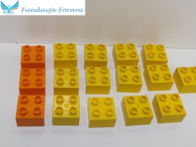 Lego Duplo klocki 2x2 16szt