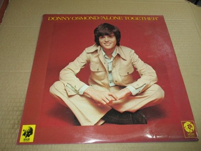 DONNY OSMOND ALONE TOGETHER LP 1973 UK