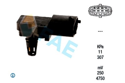 FAE SENSOR DE PRESIÓN W KOLEKTORZE SSACYM IVECO DAILY 3 DAILY IV  