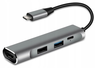 HUB USB-C ADAPTER HDMI USB 3.0 PD MacBook M1 4w1