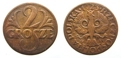 B466. POLSKA, 2 GROSZE, 1923 ST.3