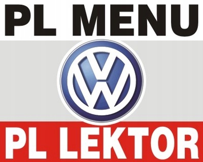 Polskie menu polski lektor RNS 310 VOLKSWAGEN NAWIGACJA