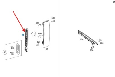 Левая цоколь вкладыш лампы задний  mercedes sprinter w907 w910 оригинальный номер a9108206800 фото №1