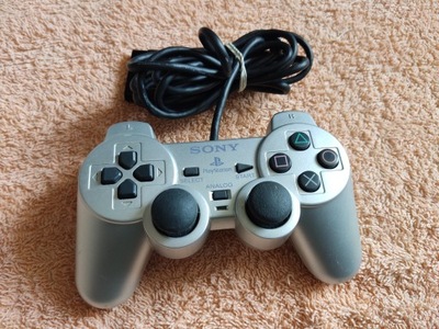 Oryginalny pad do PlayStation 2 - Silver